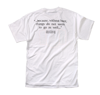 Men's - white - back